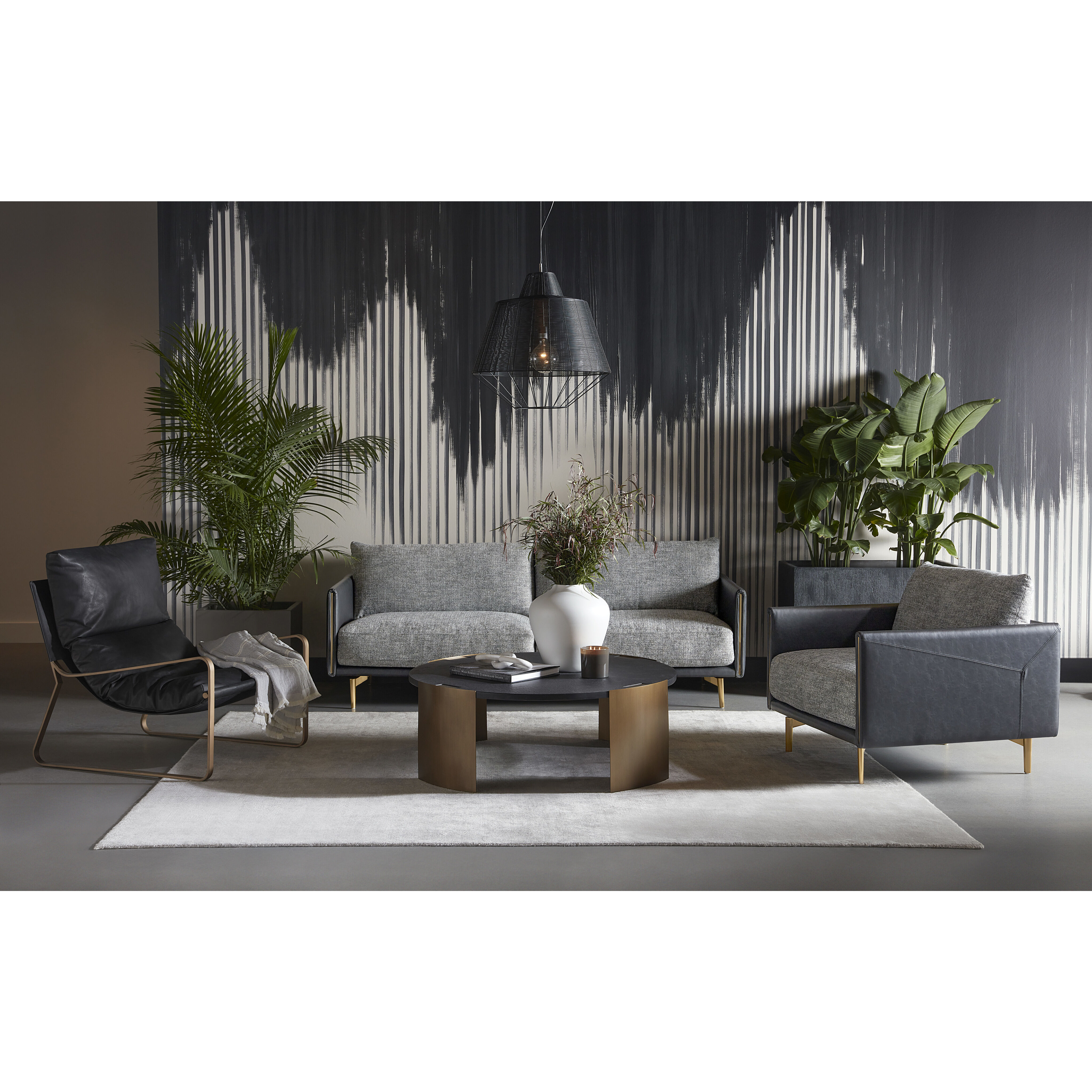 Leilani Black Outdoor Planter